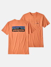 Load image into Gallery viewer, Patagonia P-6 Logo Pocket Responsibili-Tee T-Shirt - Peach Sherbet Orange