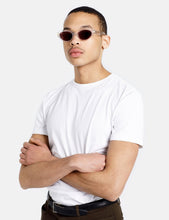 Load image into Gallery viewer, Super Drew Sunglasses - Crystal Clear/Burgundy