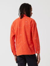 Load image into Gallery viewer, Stan Ray Prison Shirt (Bleach Splatter) - Coral Red