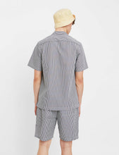 Load image into Gallery viewer, Wood Wood Baltazar Shorts - White Navy Stripe
