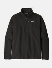 Load image into Gallery viewer, Patagonia Better Sweater 1/4 Zip Fleece - Black
