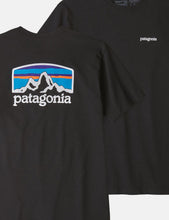 Load image into Gallery viewer, Patagonia Fitz Roy Horizons Responsibili-­Tee T­-Shirt - Black
