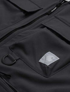 carhartt wip elmwood vest ブラック ナイロンベスト
