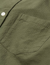 Load image into Gallery viewer, Norse Projects Hans Grandad Ripstop Shirt - Dried Olive Green

