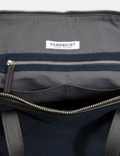 Load image into Gallery viewer, Sandqvist Damien Weekend Bag - Blue/Black
